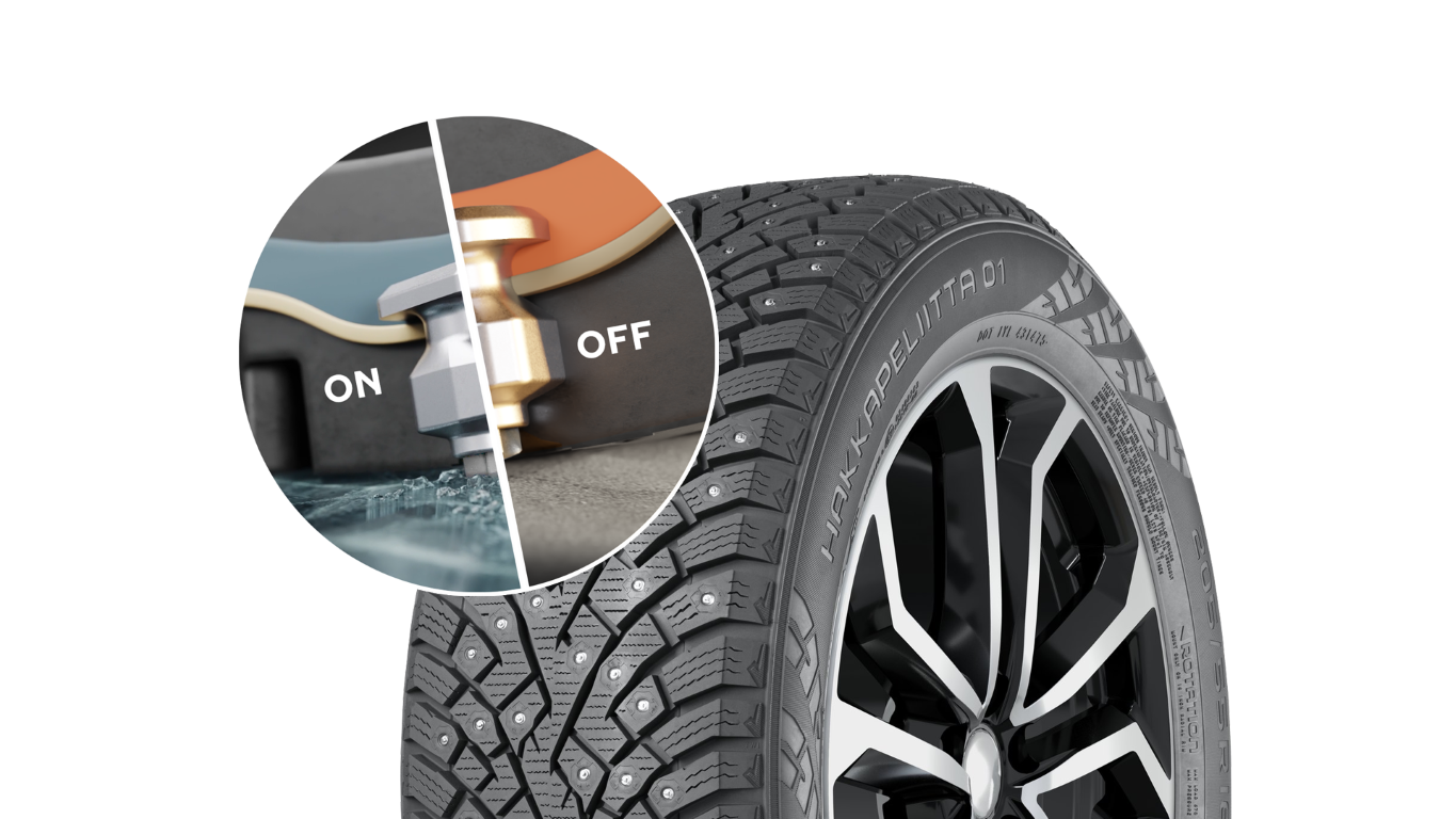 Nokian Hakkapeliitta 01 með Adaptive Base