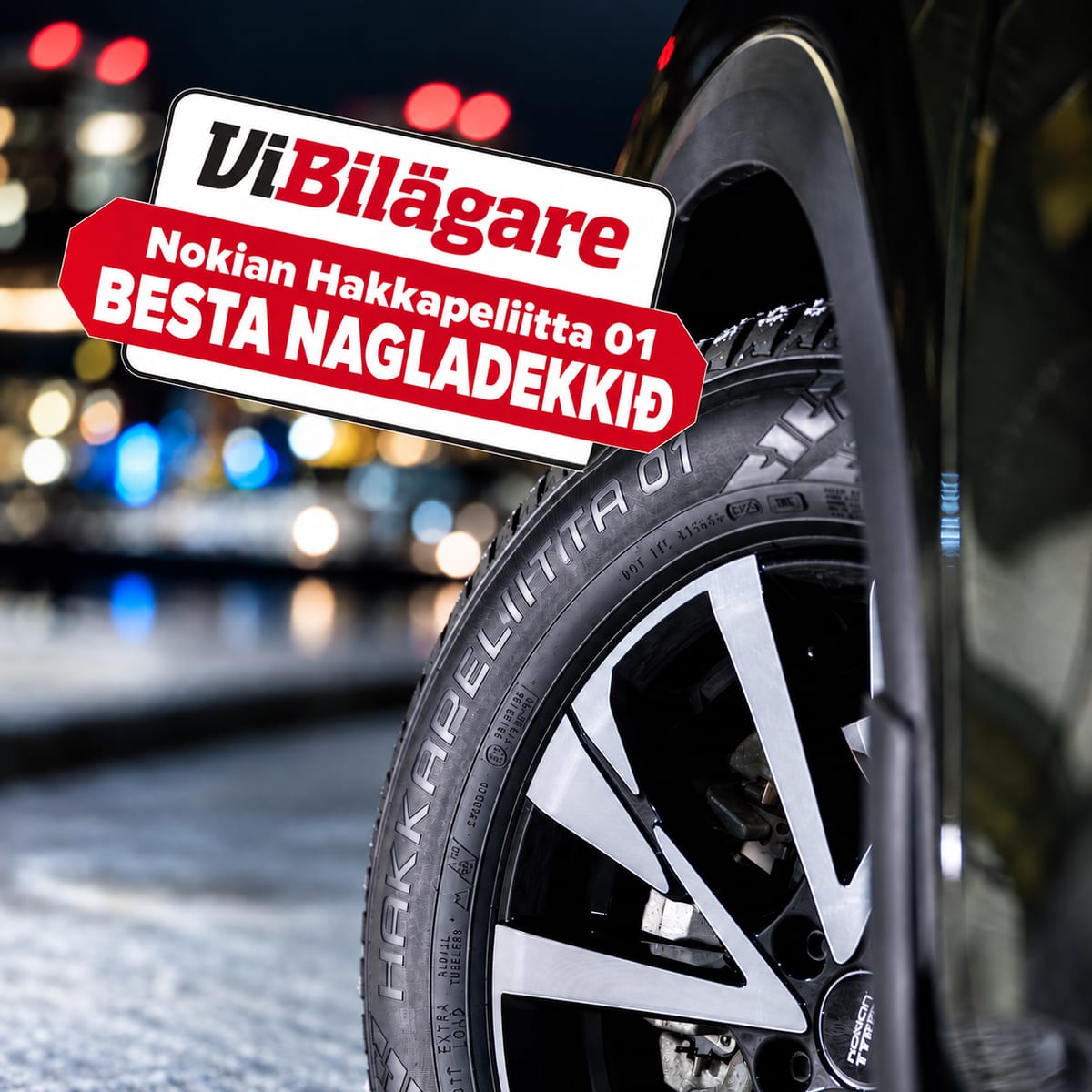 Nokian Hakkapeliitta 01 — best studded tyre 2026